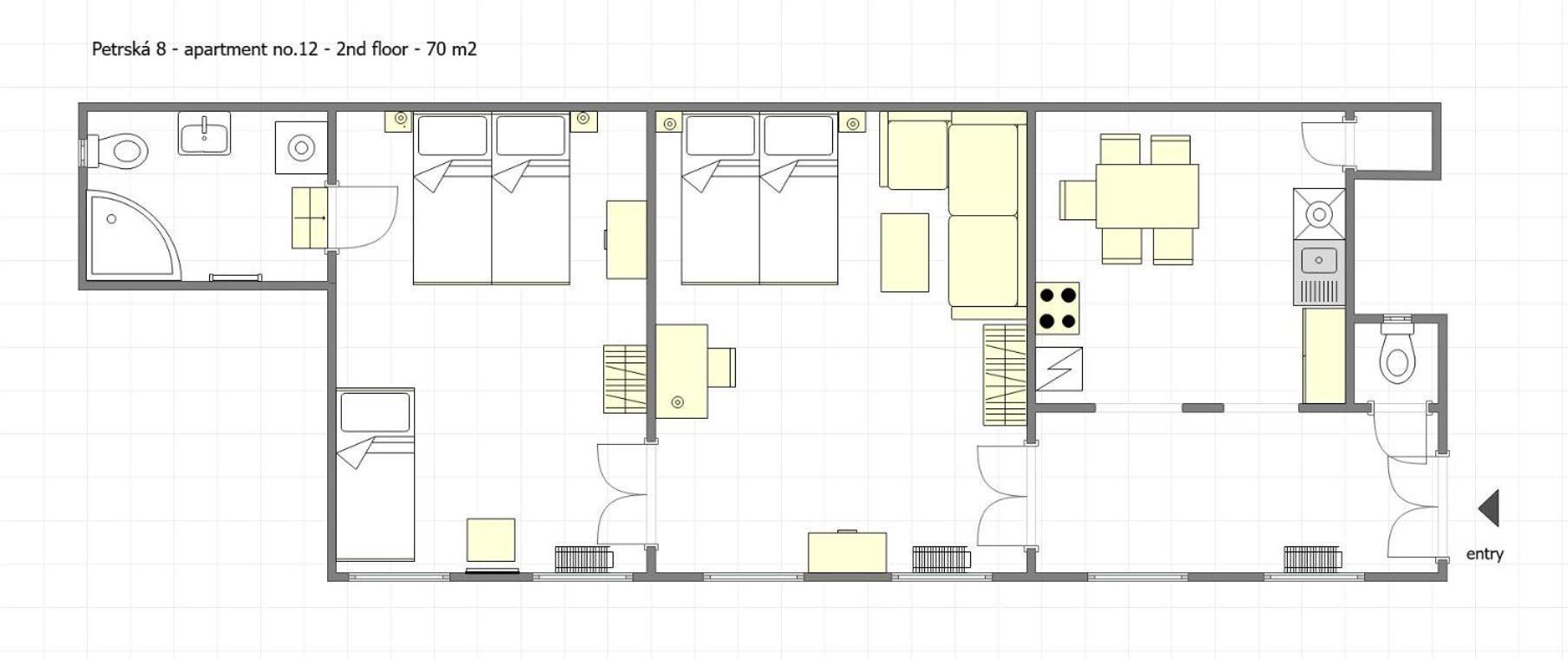 Peter'S Tower Apartments Praha Bagian luar foto